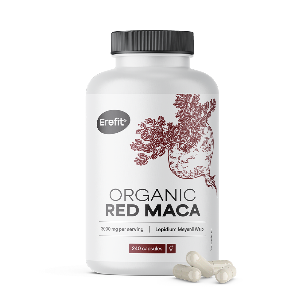 BIO Maca Rossa 3000 mg con vitamina C naturale.