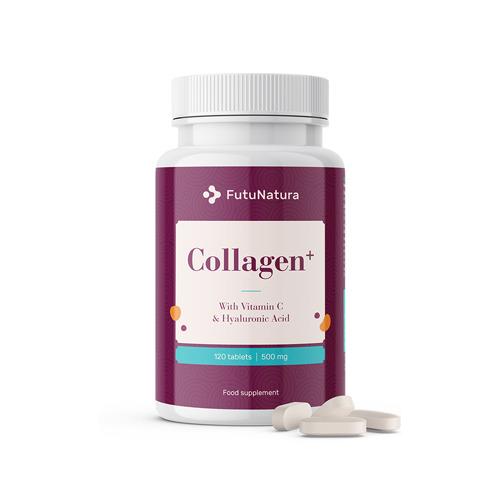 Collagene + vitamina C + acido ialuronico.