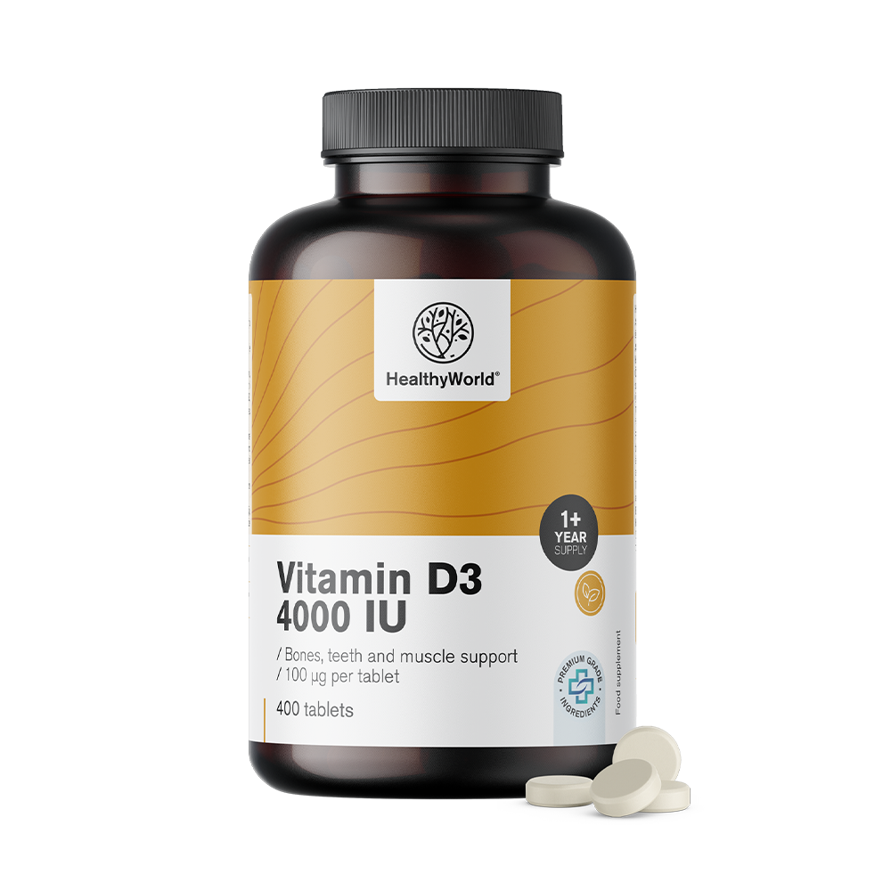 Vitamina D3 4000 U.I. in confezione XL