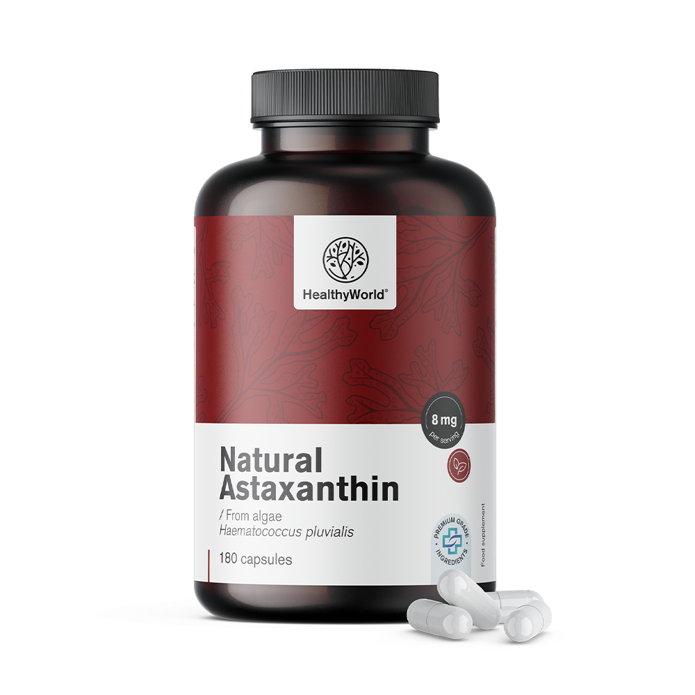 Astaxantina naturale 8 mg in capsule