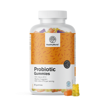 Probiotic - gommose con colture microbiologiche.