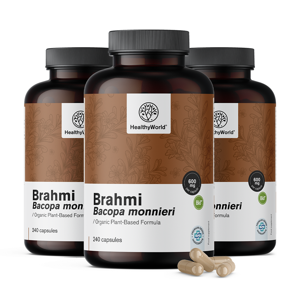 BIO Brahmi 600 mg v kapsulah