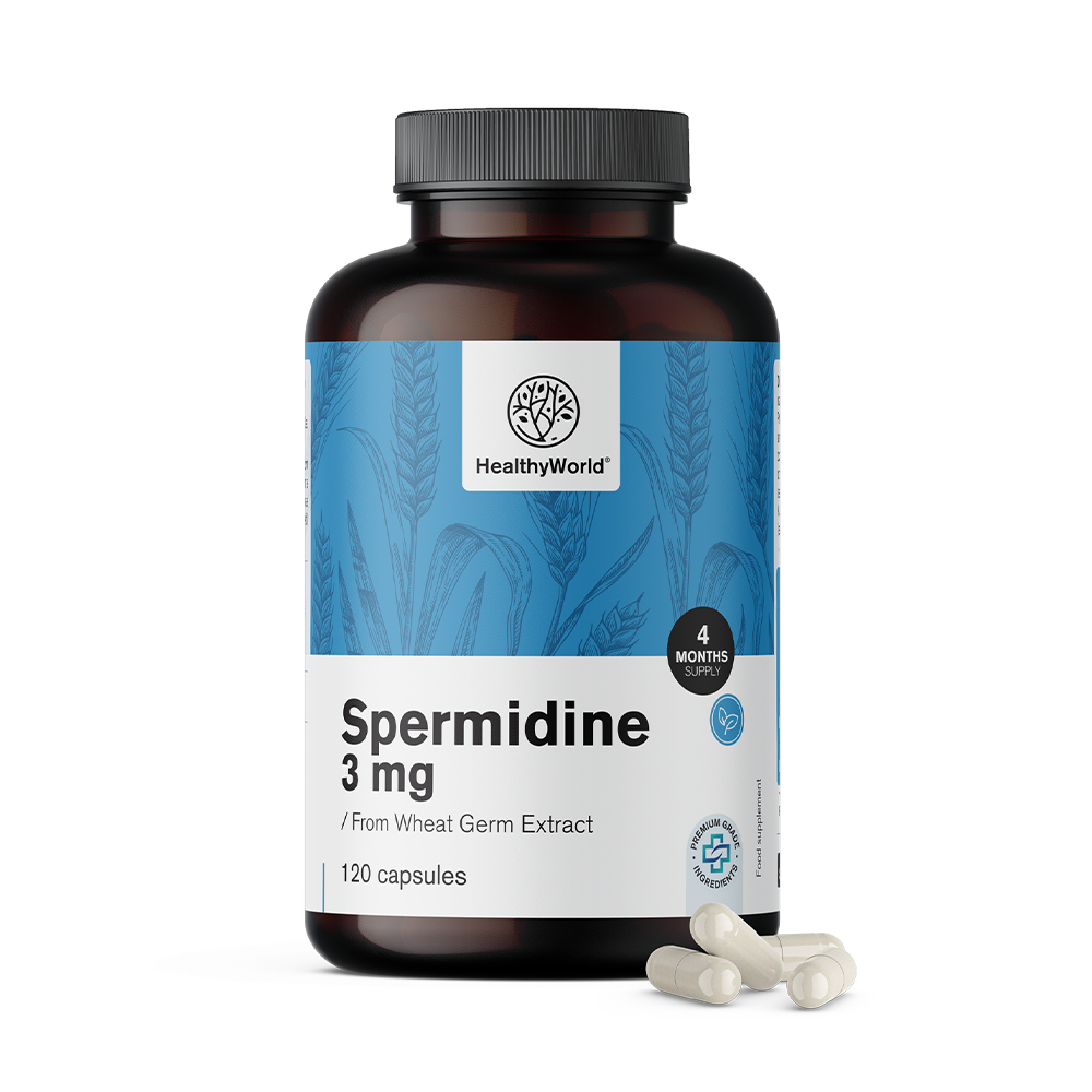 Spermidina 3 mg – dall'estratto di germe di grano