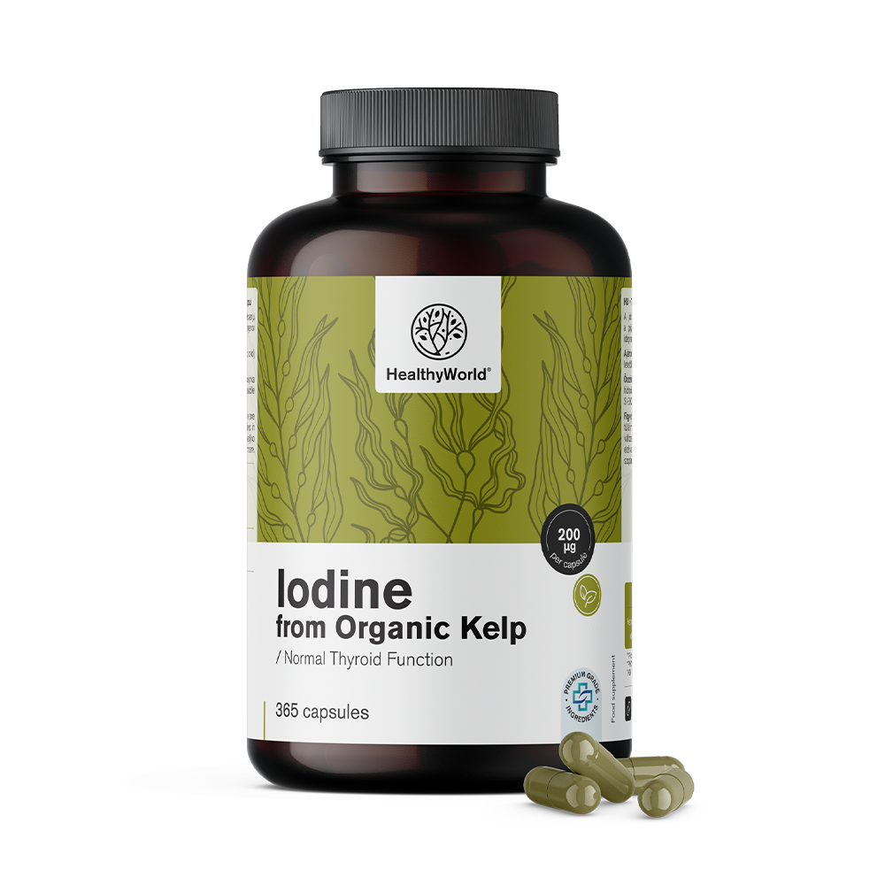 Iodio naturale 200 µg – da BIO alghe kelp