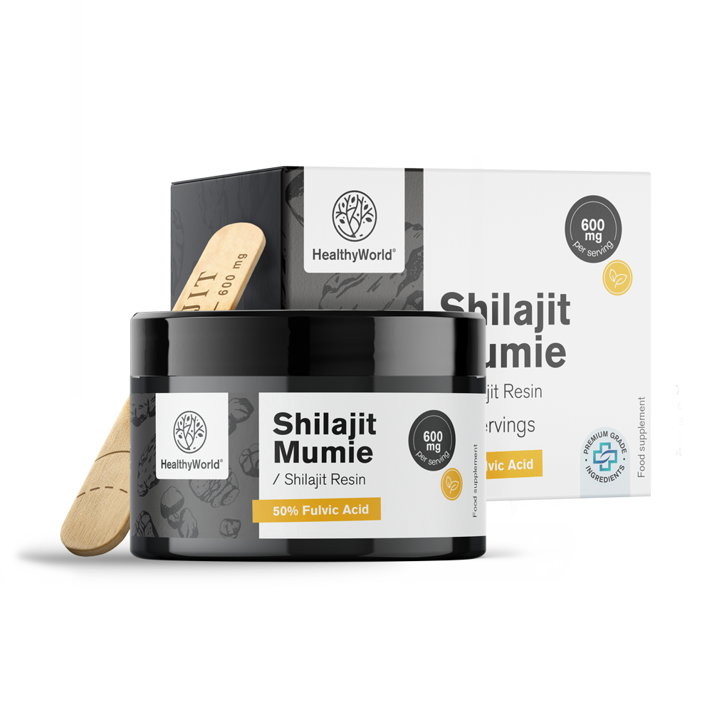 Shilajit Mumio 600 mg – resina