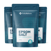 3x Sale di Epsom, totale 3000 g