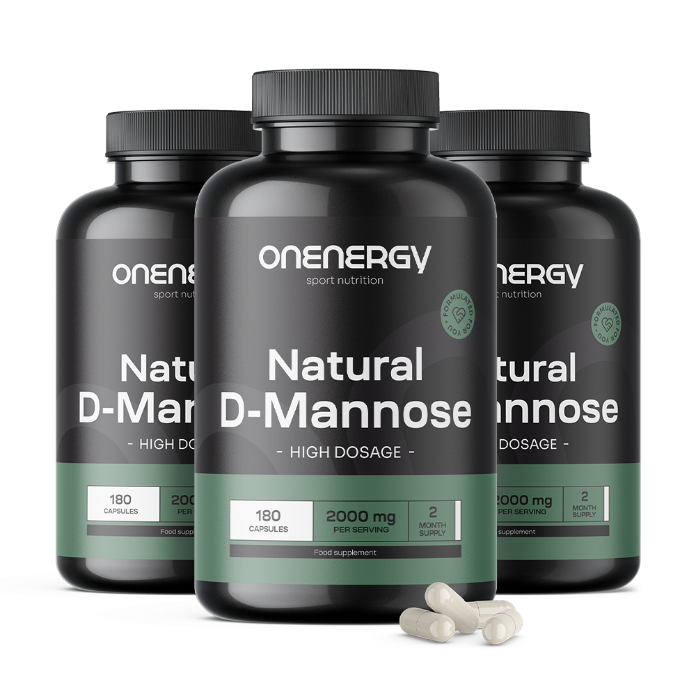 3x D-mannosio naturale 2000 mg