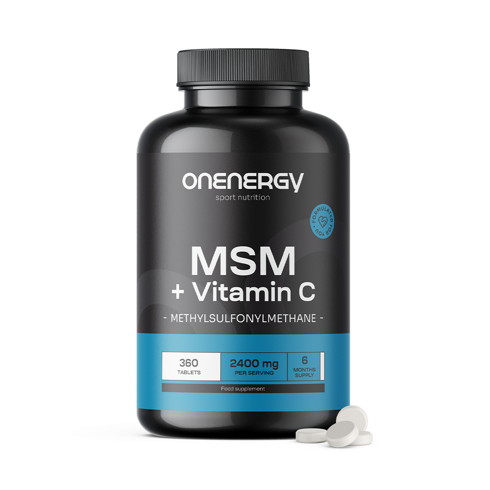 MSM 2400 mg – con vitamina C