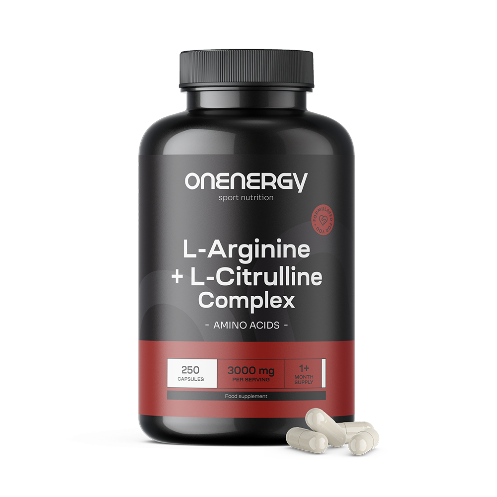 Complesso di L-arginina + L-citrulina 3000 mg