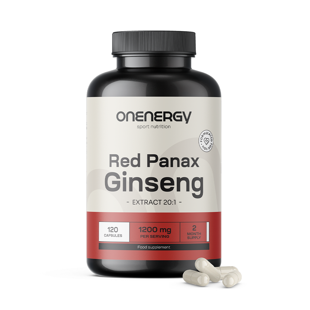 Red Panax Ginseng – estratto di ginseng rosso 1200 mg