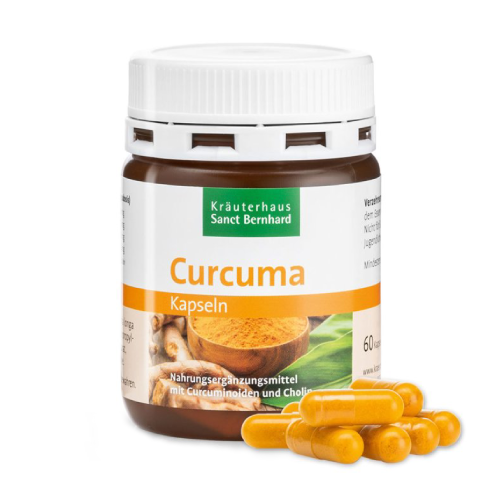 Curcuma in capsule.